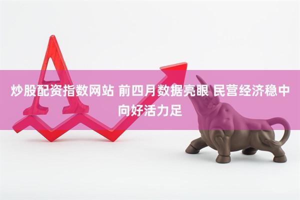 炒股配资指数网站 前四月数据亮眼 民营经济稳中向好活力足