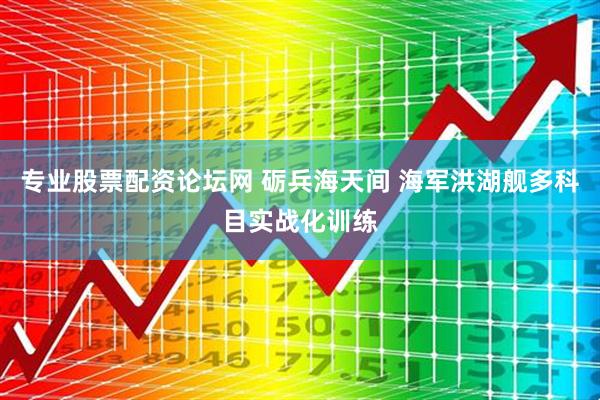 专业股票配资论坛网 砺兵海天间 海军洪湖舰多科目实战化训练